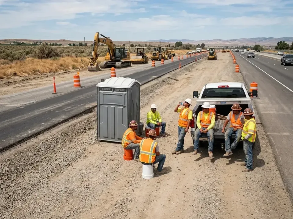 highway-road-construction-crew-007 — frequently asked questions, Porta Potty and Restroom Rentals in Sunnyslope, WA